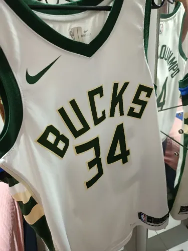 Camisa NBA Milwaukee Bucks Giannis #34 Original Nike