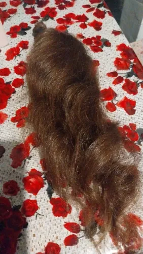 Vendo Cabelo Natural Virgem - 51/52 cm - Excelente Qualidade