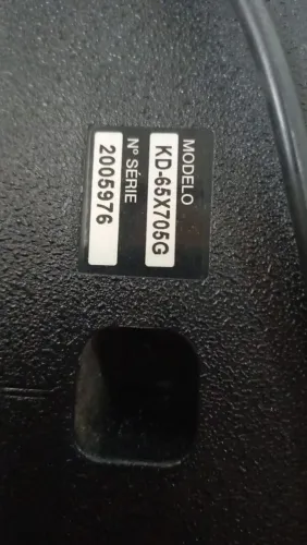 TV Sony 65 para peças com display quebrado