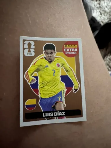 Figurinha Gold LUIS DIAZ 