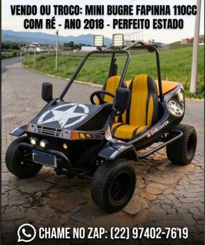 Mini bugre 110cc. C/re