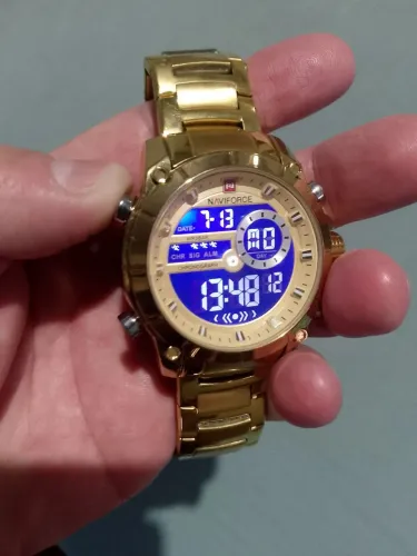 RELÓGIO ORIGINAL PROVA D'ÁGUA TOP NAVIFORCE 