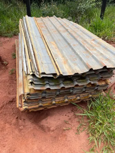 Telha de aço para tapume