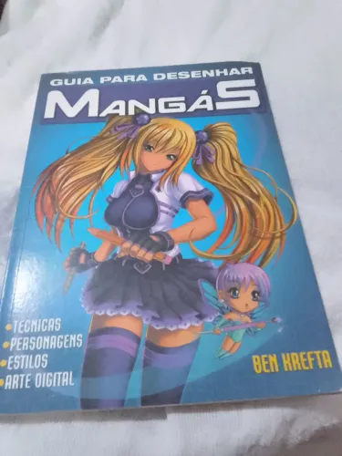 Livro guia para desenhar Mangas
