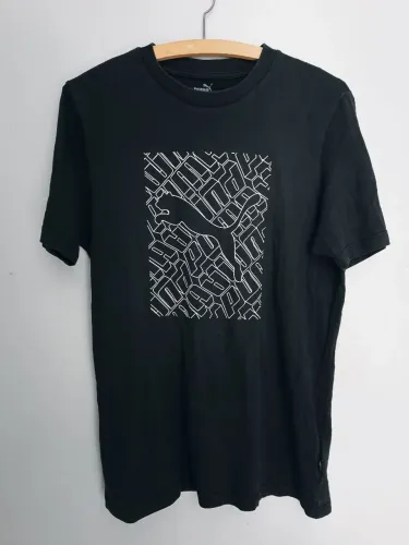 Puma  Men's Short Sleeve Cat Graphic T-Shirt
