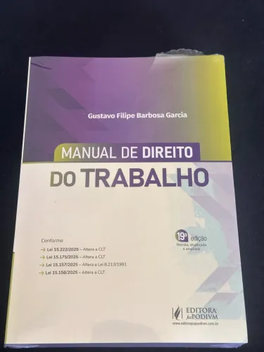 Manual de Direito do Trabalho