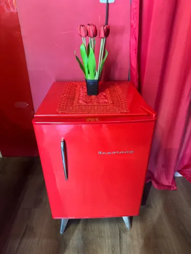 Frigobar retrô brastemp vermelho