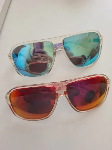 2 óculos Absurda espelhados (azul e vermelho) anos 2000s