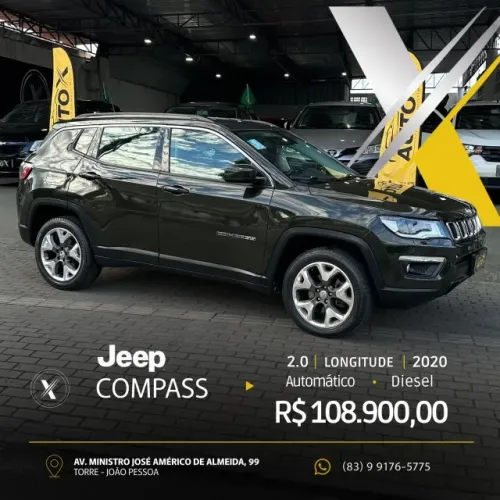 Jeep Compass Longitude 2.0 4X4 Dies. 16V Aut. 2020