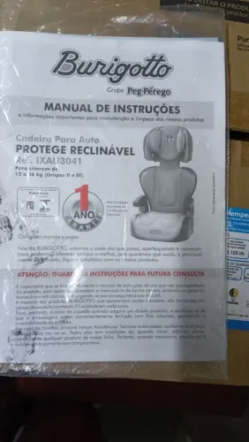 Cadeirinha Burigotto Protege Reclinável 15 a 36kg