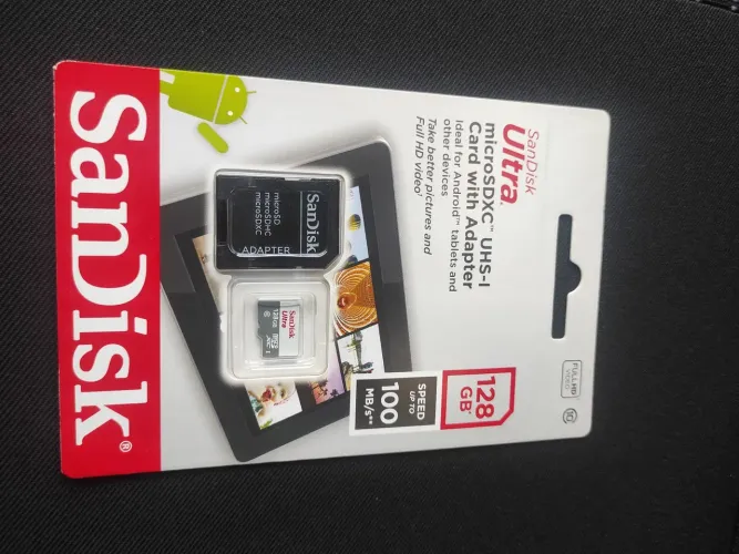 Cartão de memória SD SanDisk 128gb