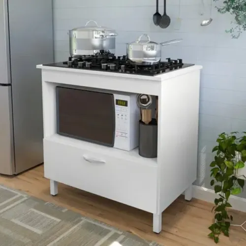 Balcão Para Cooktop e Forno ou Microondas