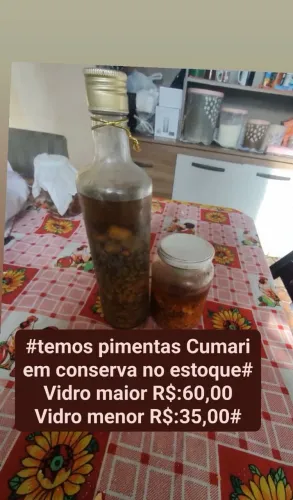 Pimentas em conserva.
