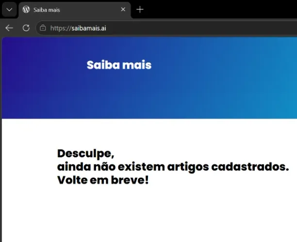 Alugo domínio saibamais.ai ou verdetalhes.com.br