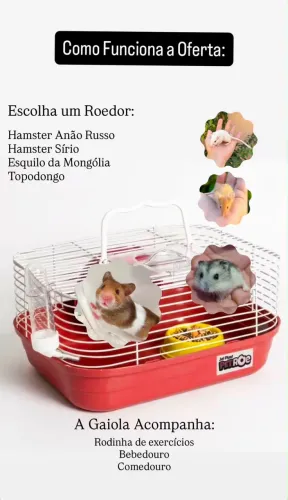 Ramster com gaiola 