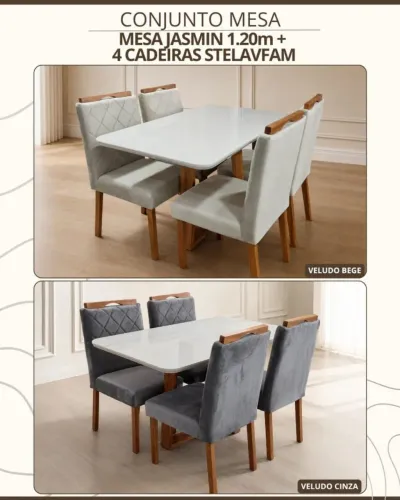 MESAS COM CADEIRAS A PARTIR