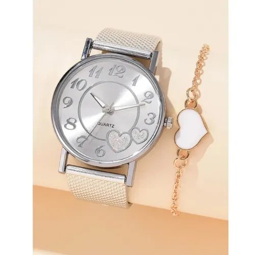 Relógio de quartzo feminino, design asiático
