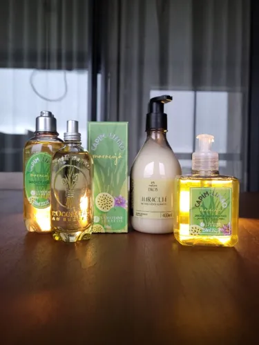 Kit Capim-Limão e Maracujá (L'Occitane Au Brésil e Natura)