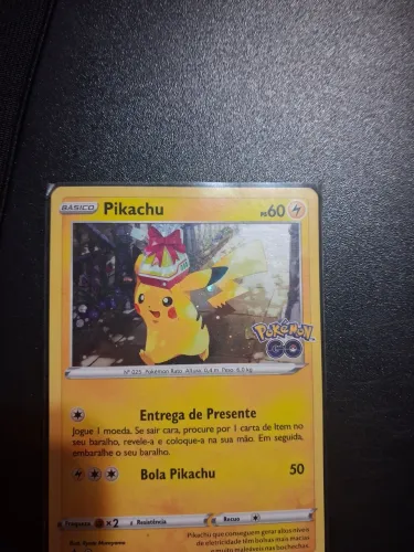Pikachu pokemon go (exclusivo).