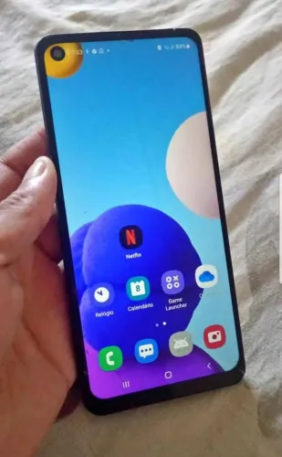 Celular Samsung A21 + + capinha