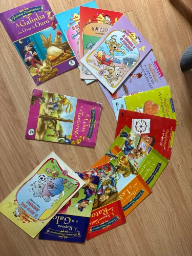 13 LIVROS DE FÁBULAS INFANTIS
