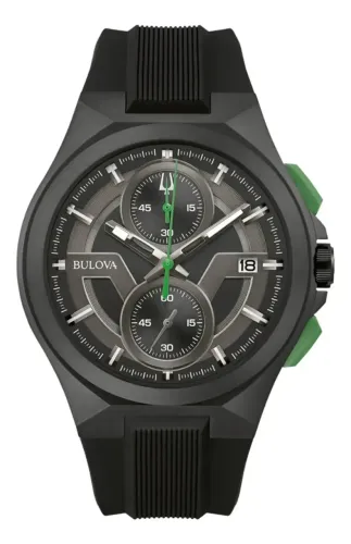 Relógio Bulova Machine Verde 98B381