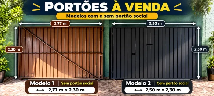 Vendo 2 portoes