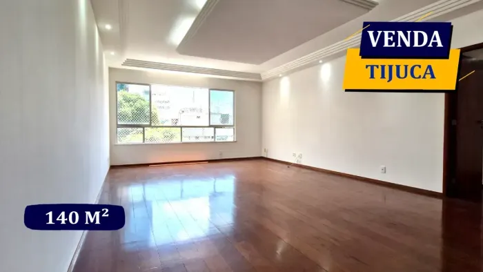 TIJUCA RUA JOÃO ALFREDO 140M² 1 POR ANDAR 3 QUARTOS 3 BANHEIROS REFORMADOS PLAY CHURRASQUE