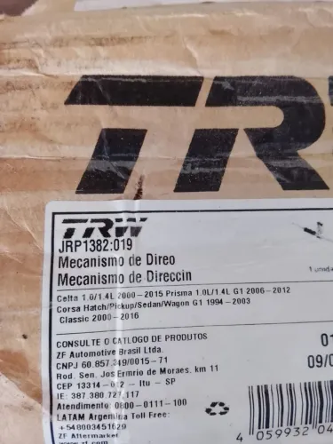 Caixa de direção Hidráulica original TRW Carro