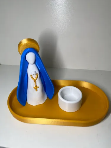 Kit Nossa Senhora Aparecida em 3D