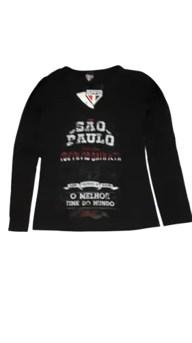 Camiseta Manga Longa SPFC- Tam G