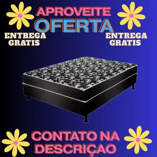Cama Box Casal -Entrego Hoje Grátis Para Salvador-Pague Quando Receber ao Entregador Pedid