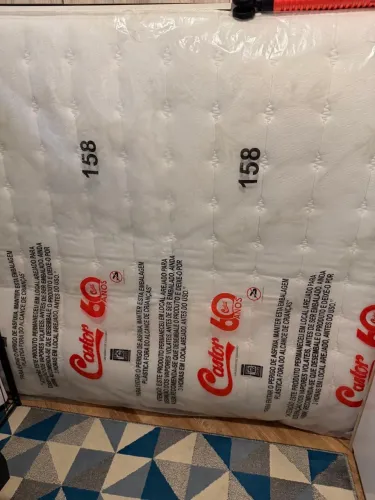 Vendo Colchão Castor Queen Silver Star Air Double Face Pocket 158x198x34cm (Usado)