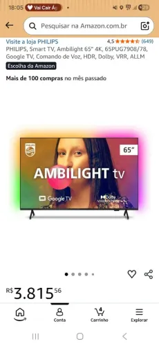 Smart tv 65
