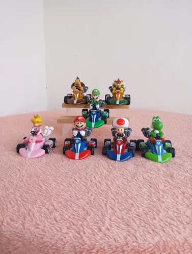 Carrinho Super mario Kart Colecionáveis