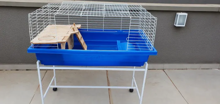 Gaiola grande para coelhos e roedores