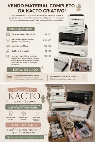 Kit papelaria
