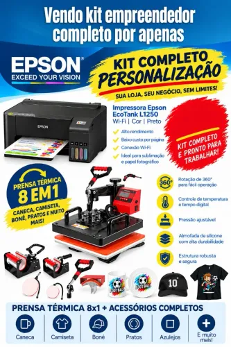 ? KIT COMPLETO DE PERSONALIZAÇÃO POR APENAS R$ 1.600,00! ?