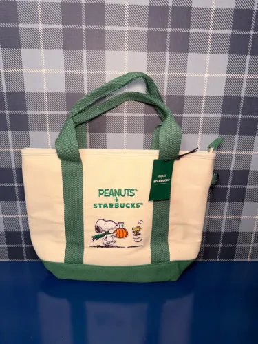 Bolsa Snoopy Starbucks edição limitada 2026 nova!
