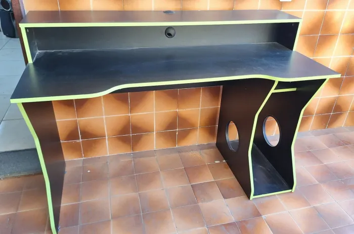Mesa PC Computador Gamer grande 1.30m Escritório Escrivaninha