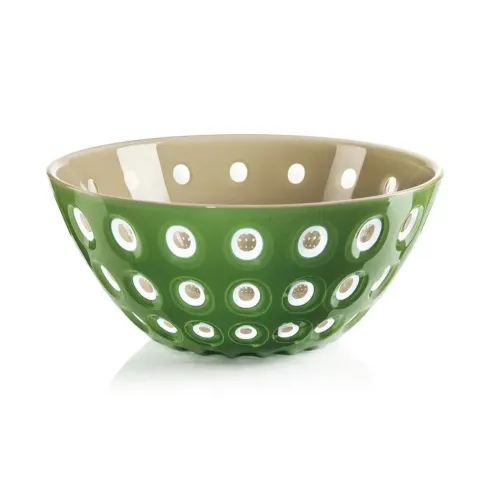NOVO - Bolw Le Murrine Verde Musgo 25cm - Guzzini