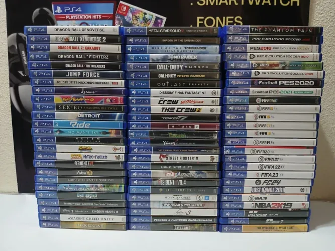 Jogos de PlayStation 4 a partir de 50 Reais