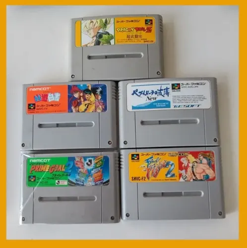 5 jogos originais para Snes e SF