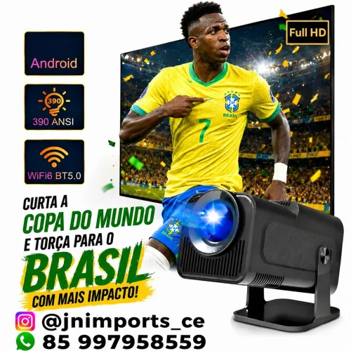 Cinema onde estiver Novo Hy320 Mini Android 13 Wi-Fi 6