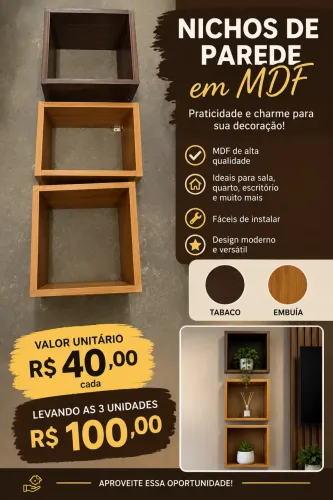 Nicho em MDF