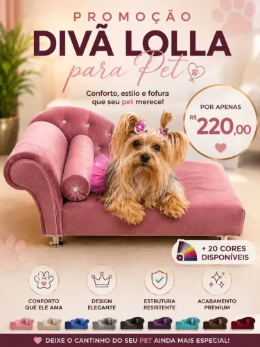 Divã lolaa excelente pro seu pet