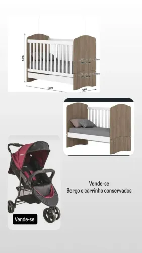 Carrinho/ berço/ cama