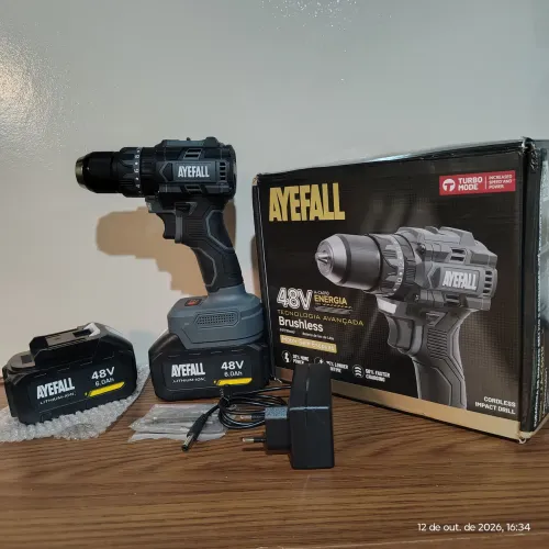 Parafusadeira AYEFALL 48V Brushless