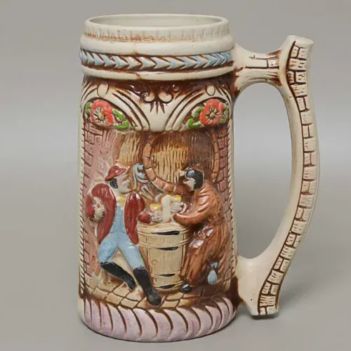 Grande Caneca Tankard Porcelana Sao Paulo