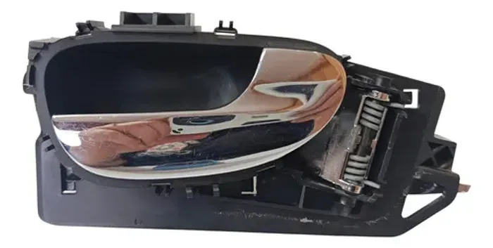 Maçaneta Interna Dianteira Direita Peugeot 307 2005 - 2012 Preto Dianteira